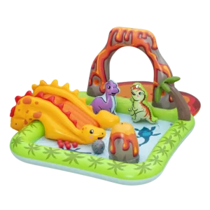 בריכת שחיה מתנפחת לילדים - מרכז פעילות וולקני