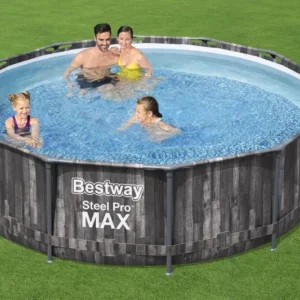 בריכת אולטרה עגולה MAX 366X100 ס"מ דגם 5614X מבית BESTWAY