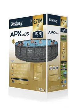 בריכת BESTWAY אולטרה עגולה דגם 561JZ במידה 671X132 מסדרת APX החדשה – תמונה 8